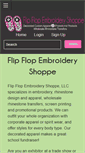 Mobile Screenshot of flipflopembroidery.com